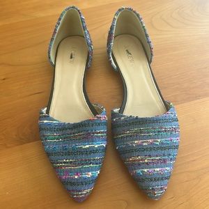 J Crew Womens Flats Size 10 -Denim Multicolor